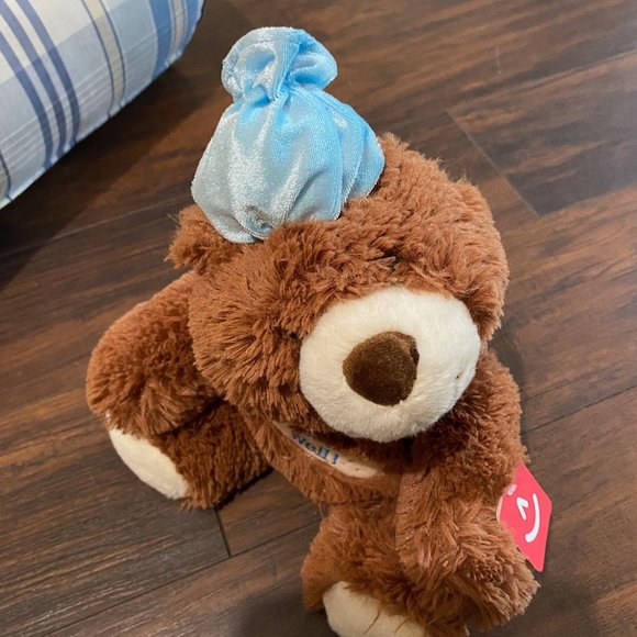 Aurora Get Well 12" Brown Teddy Bear - Picture 3 of 5